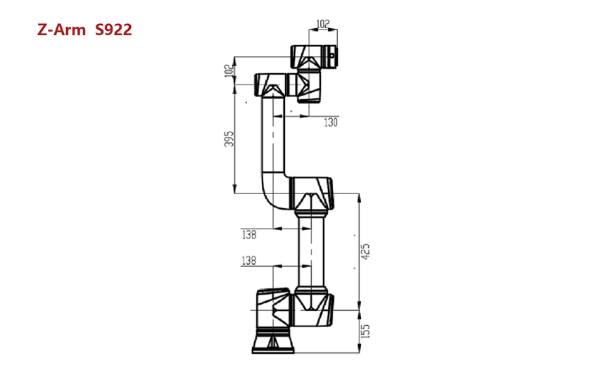 Z-Arm S1400 六軸協(xié)作機器人手臂
